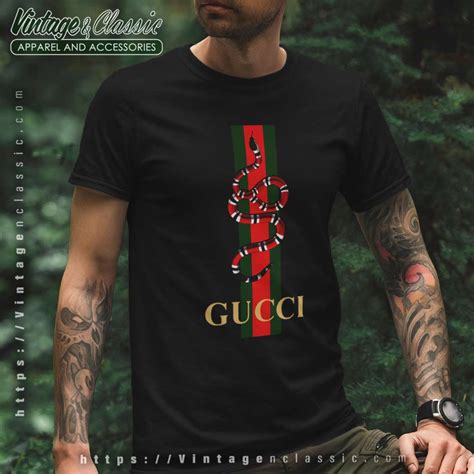 gucci replica t shirt of gucci snake size 3xl|gucci shirt authentic.